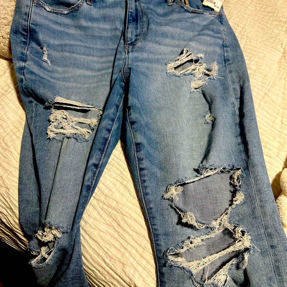 New w tags Judy blues distressed Jeans